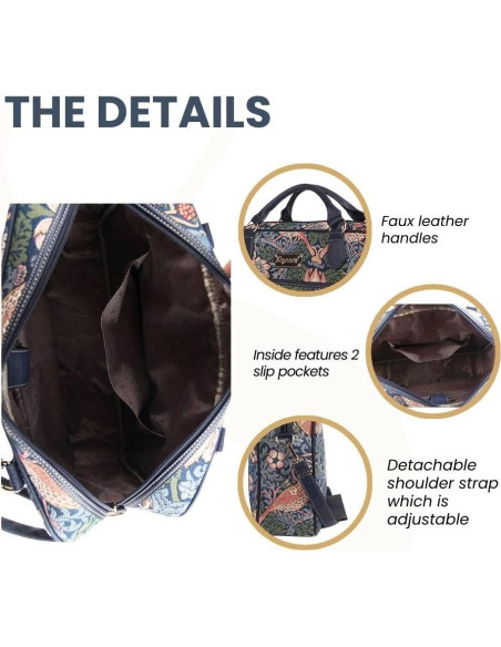 Bolsa de computadora Signare para laptop 15.6" ladrón azul