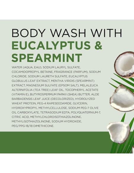 Gel de Baño Dr Teal's Eucalipto y Menta 4x24 oz