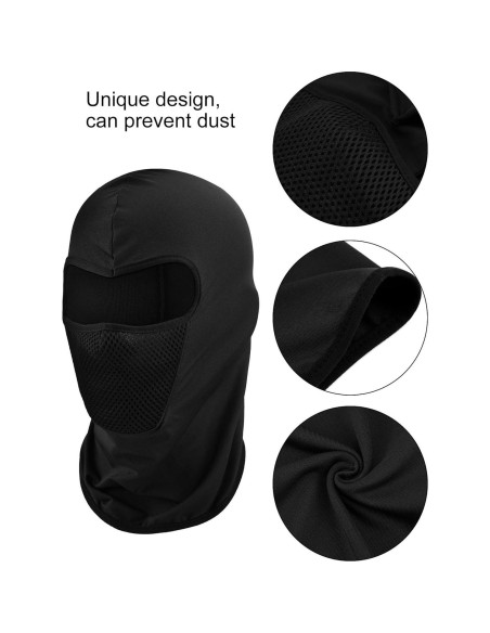 6 Piezas Máscara Balaclava Blulu Transpirable para Ciclismo