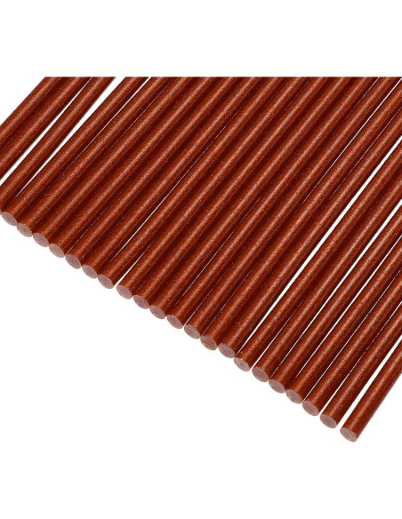 Palos de Pegamento Termofusible X AUTOHAUX 24pcs 7x200mm Rojo
