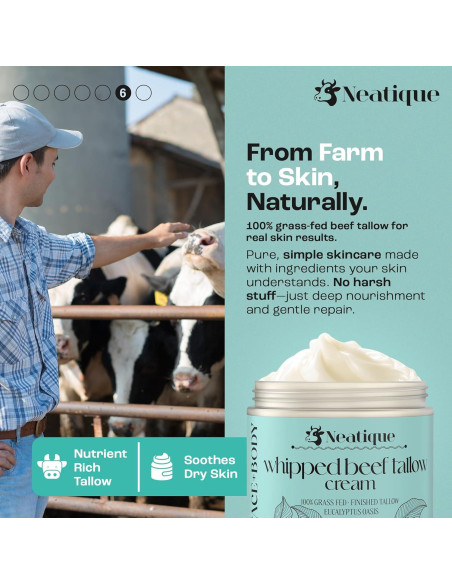 Grasa de Res Alimentada con Pasto Neatique 60.3g Eucalipto