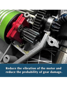 Soporte de Motor HYPER GO 1/14 1/16 Actualización 16393 Rojo 2