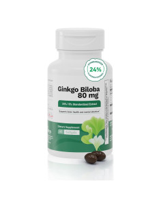 Suplemento Ginkgo Biloba 80 mg Nutra - Memoria y Salud Cerebral (60 Softgels)