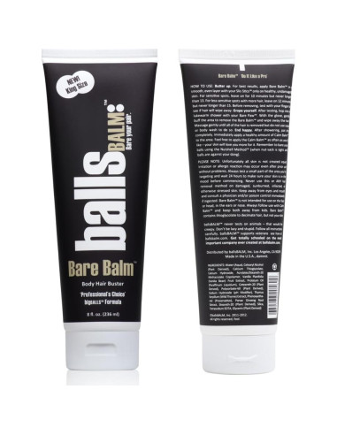 Bare Balm - Crema Eliminadora de Vello Corporal Masculino 227g