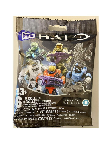 Mega Construx Halo Infinite Serie 5 Mini Figuras - Conjunto Completo 6 Paquetes