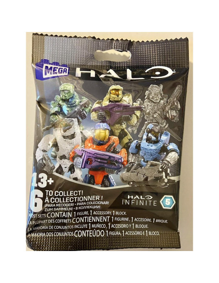 Mega Construx Halo Infinite Serie 5 Mini Figuras - Conjunto Completo 6 Paquetes