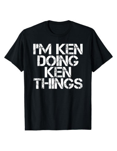 Camiseta Divertida Soy KEN para Hombres y Mujeres - Regalo