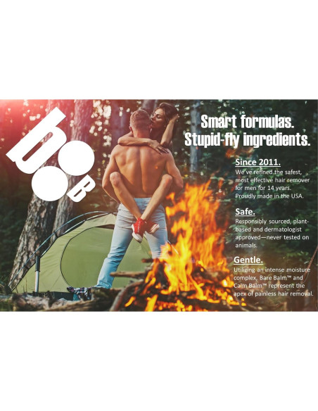 Bare Balm - Crema Eliminadora de Vello Corporal Masculino 227g