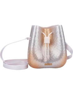 Bolso Melissa Lux Plata/Oro para Mujeres - 20.96x18.42cm 2