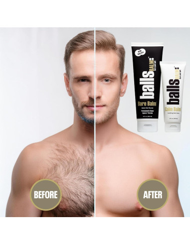 Bare Balm - Crema Eliminadora de Vello Corporal Masculino 227g