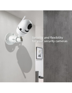 Soporte de Pared para Cámara de Seguridad NVRTTRR Blanco 2 Pzas 2