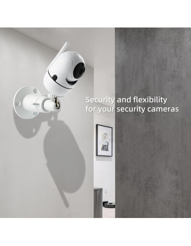 Soporte de Pared para Cámara de Seguridad NVRTTRR Blanco 2 Pzas