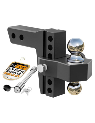 Enganche de Remolque Ajustable LOCAME LC0025 18,500 lbs Negro