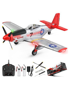 Avión RC WLtoys A280 P51 Mustang 4 Canales con Luces