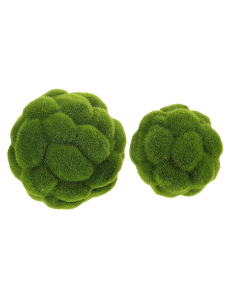 Bolas de Musgo Artificial Aboofan 10cm y 12cm para Decoración