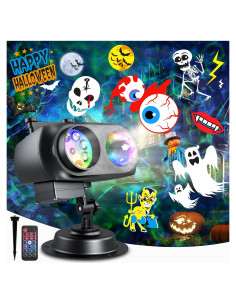 Proyector de Luces Navideñas ZOZANEL SC516 con 10 Diapositivas