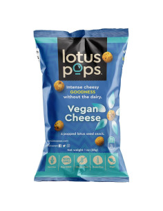 Lotus Pops Snacks de Semillas de Loto Queso Vegano 28g