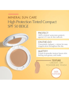 Protector Solar Compacto Tinte Avne SPF 50+ 8.5g 2