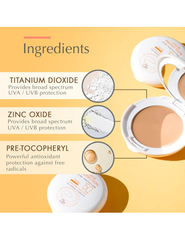 Protector Solar Compacto Tinte Avne SPF 50+ 8.5g