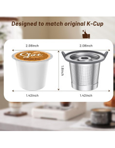 Cápsulas Reutilizables SEACOT 4-Pack Acero Inoxidable 108g 2