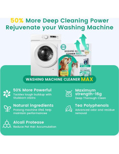 Tabletas Limpiadoras de Lavadora Zomum - 24 Unidades para Mascotas 2