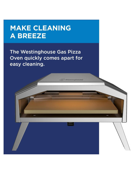 Horno de Pizza Portátil Westinghouse a Gas 30.48 cm