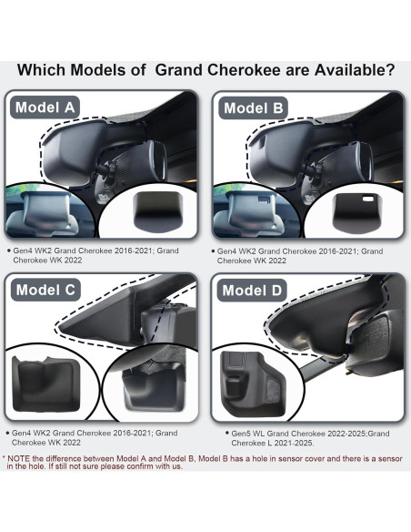 Cámara Dash 4K Mangoal para Jeep Grand Cherokee 2016-2021 Cámara Dash 4K Mangoal para Jeep Grand Cherokee 2016-2021