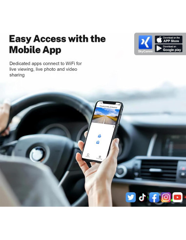 Cámara Dash 4K Mangoal para Jeep Grand Cherokee 2016-2021