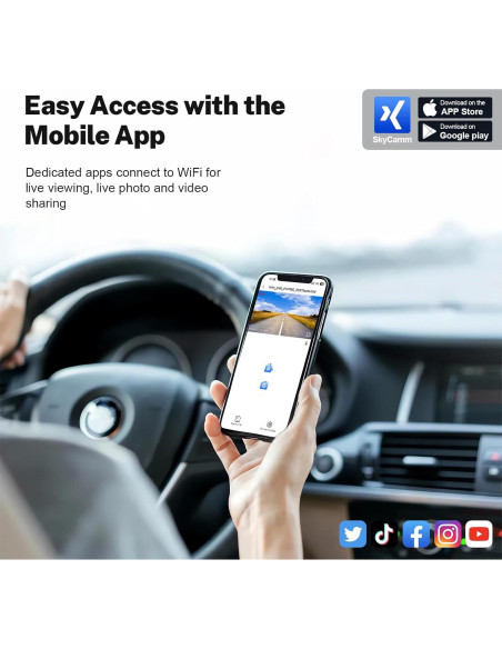 Cámara Dash 4K Mangoal para Jeep Grand Cherokee 2016-2021 Cámara Dash 4K Mangoal para Jeep Grand Cherokee 2016-2021