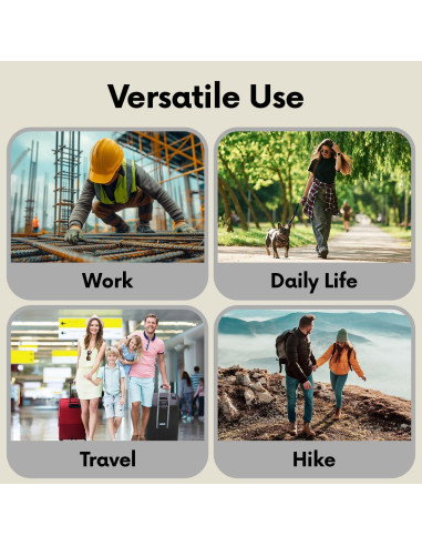 Cinturón de Dinero de Viaje SP Home Goods - Negro, Nylon Táctico