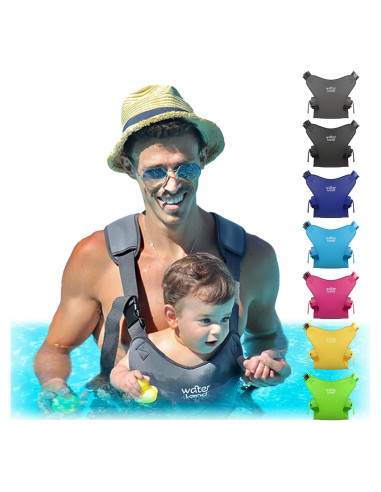 Portabebés WaterLand Gris - Impermeable y Ajustable para Bebés