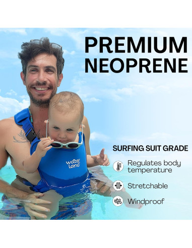 Portabebés WaterLand Gris - Impermeable y Ajustable para Bebés