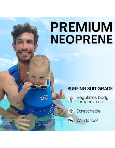 Portabebés WaterLand Gris - Impermeable y Ajustable para Bebés