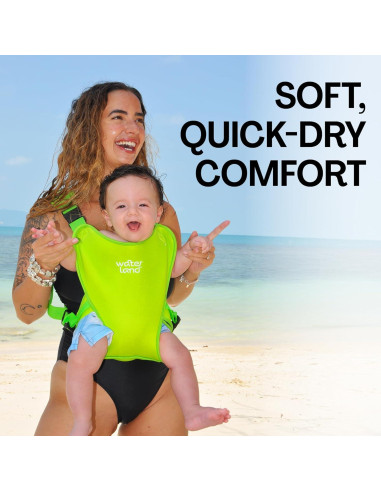 Portabebés WaterLand Gris - Impermeable y Ajustable para Bebés