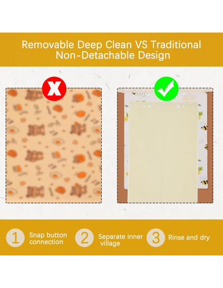 Bolsas de Pan de Cera de Abeja EmanMuse XL Reutilizables