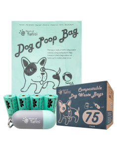 Bolsas Compostables para Perros Corazón de Tafiti 75 Unidades