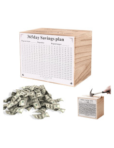 Hucha de Madera Irrompible Shandongchuangxin 25x15x18 cm