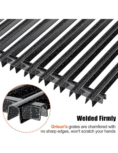 Rejillas de Parrilla GRISUN 7525 para Weber Spirit 300 Series