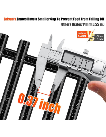 Rejillas de Parrilla GRISUN 7525 para Weber Spirit 300 Series