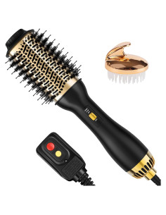 Cepillo Secador de Cabello 4-en-1 Yucafy - Oro
