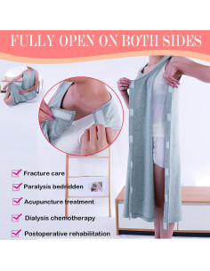 Camiseta Postquirúrgica para Mujeres AUSTYLCO Rosa Mediana 2