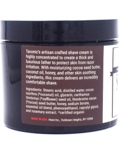Crema de Afeitar Natural Taconic Shave 113.4 g - Bay Rum 2