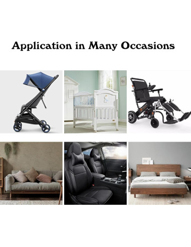 Almohadilla de Cama Impermeable Reidio 85x90cm Verde