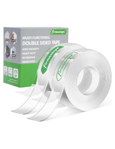 Cinta Adhesiva Doble Cara Firmentape 2.54cm x 3.05m - Reutilizable