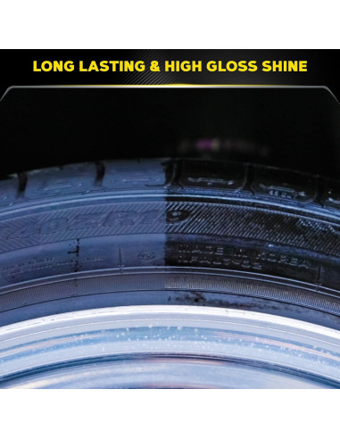 Brillo de Neumáticos Cerámico Híbrido Meguiar's 473ml - Resistente al Agua