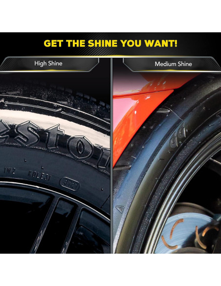 Brillo de Neumáticos Cerámico Híbrido Meguiar's 473ml - Resistente al Agua