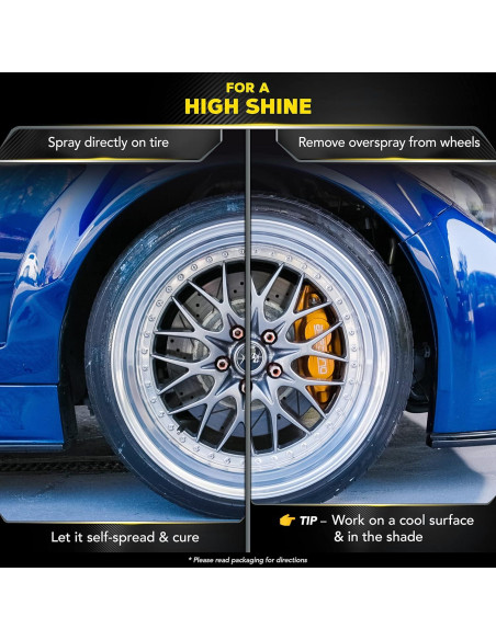 Brillo de Neumáticos Cerámico Híbrido Meguiar's 473ml - Resistente al Agua