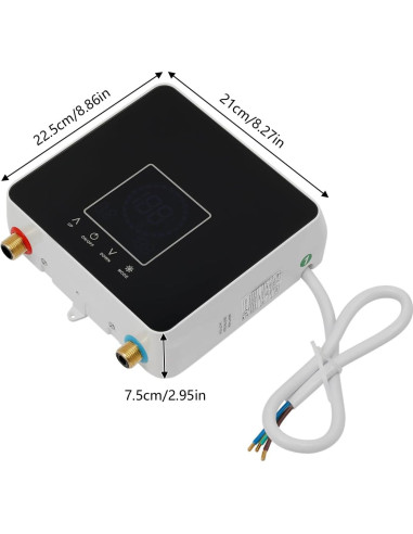 Calentador de Agua Eléctrico Instantáneo Uphilltool 7500W 220V