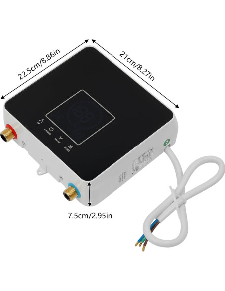 Calentador de Agua Eléctrico Instantáneo Uphilltool 7500W 220V