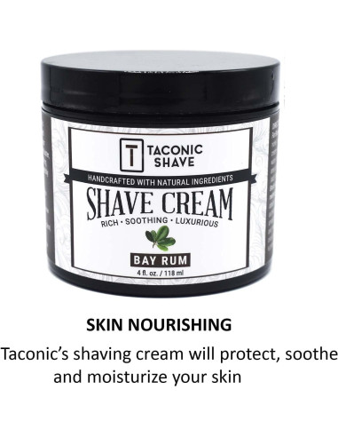 Crema de Afeitar Natural Taconic Shave 113.4 g - Bay Rum